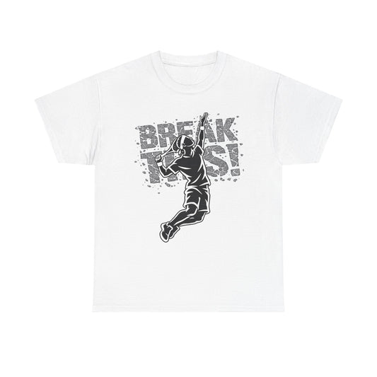 "Break This!!"  Tennis Tee - B/W